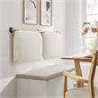 Anela King Size Headboard in Cream Natural