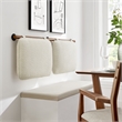 Anela King Size Headboard in Cream Walnut