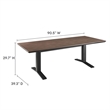 Modway Aeris Aluminum Outdoor 9-Piece Patio Dining Set in Charcoal