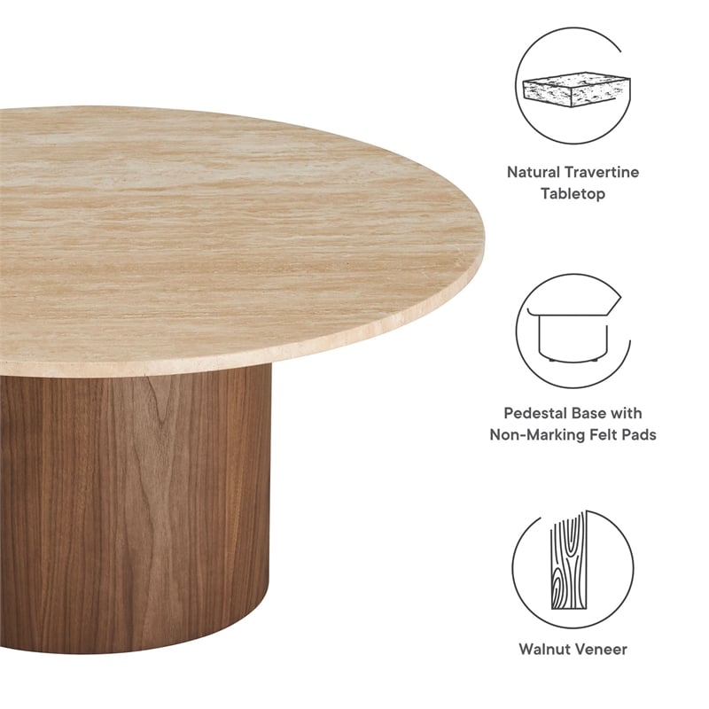 Kioni Coffee Table in Walnut