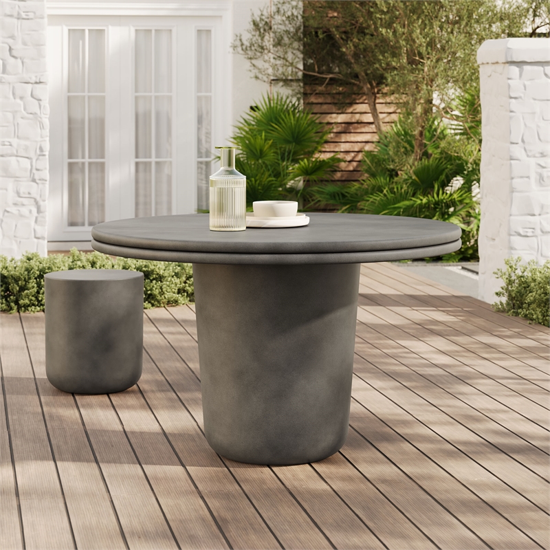 Brion Dining Table in Gray
