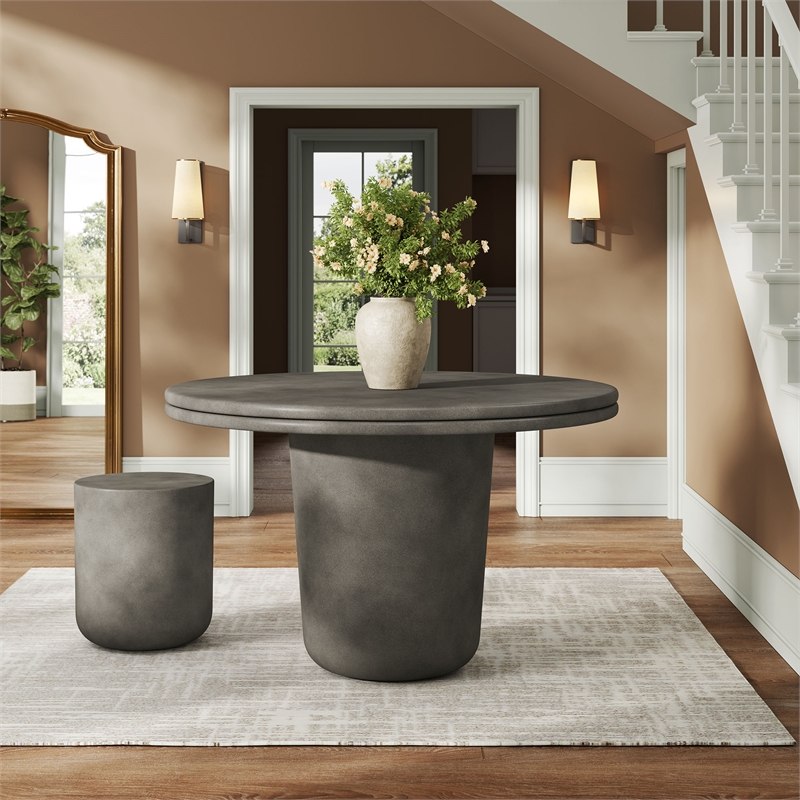 Brion Dining Table in Gray