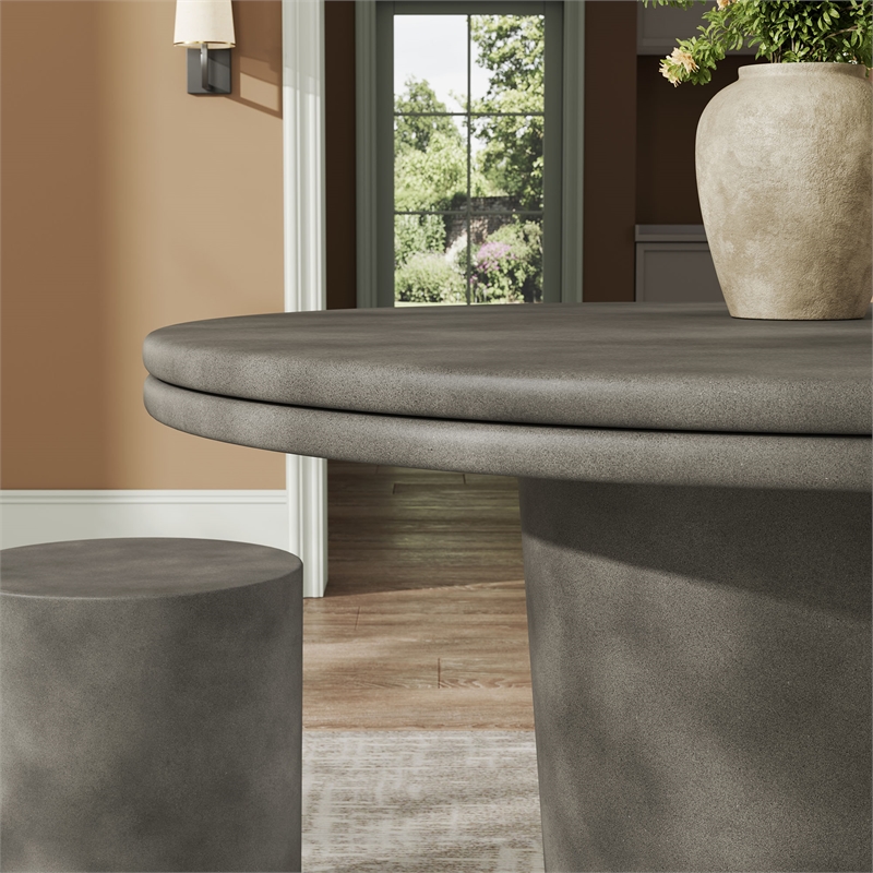 Brion Dining Table in Gray
