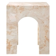 Valen Side Table in Honey Onyx