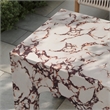 Valen Side Table in Red Marble