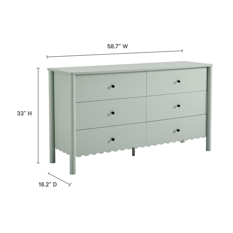 Emmeline Dresser in Sage
