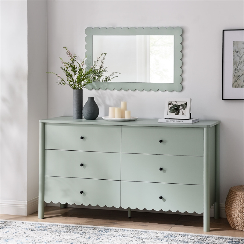 Emmeline Dresser in Sage