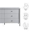 Emmeline Dresser in Light Gray