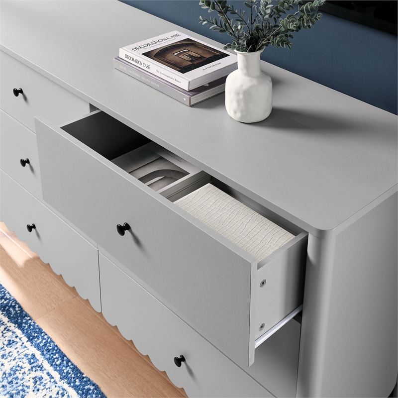 Emmeline Dresser in Light Gray
