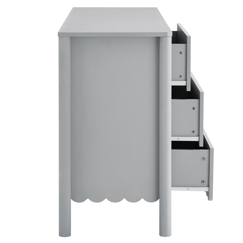 Emmeline Dresser in Light Gray