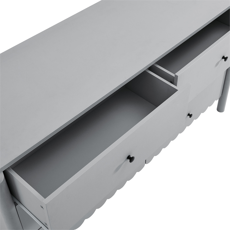 Emmeline Dresser in Light Gray