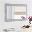 Emmeline Wall Mirror in Light Gray