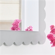 Emmeline Wall Mirror in Light Gray