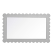 Emmeline Wall Mirror in Light Gray