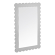 Emmeline Wall Mirror in Light Gray