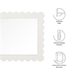 Emmeline Wall Mirror in White