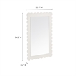 Emmeline Wall Mirror in White