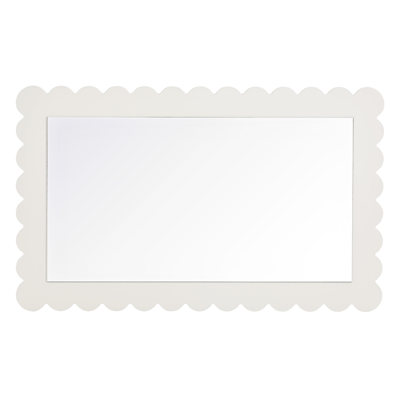 Emmeline Wall Mirror in White