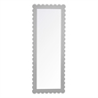 Emmeline Floor Mirror in Light Gray