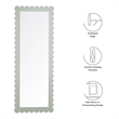 Emmeline Floor Mirror in Sage