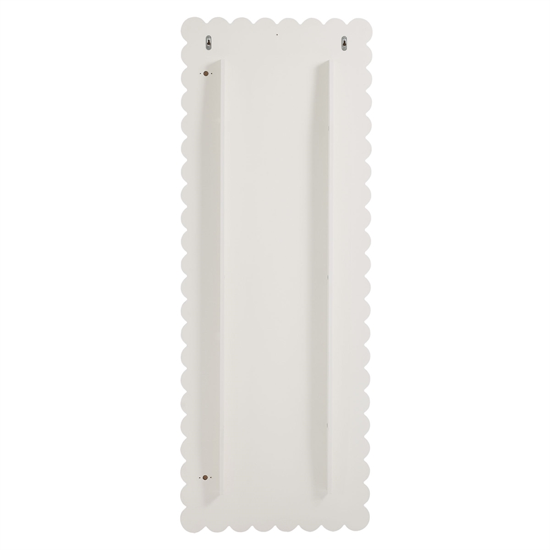 Emmeline Floor Mirror in White