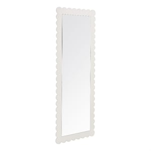 Emmeline Floor Mirror in White