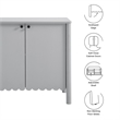 Emmeline Sideboard Cabinet in Light Gray