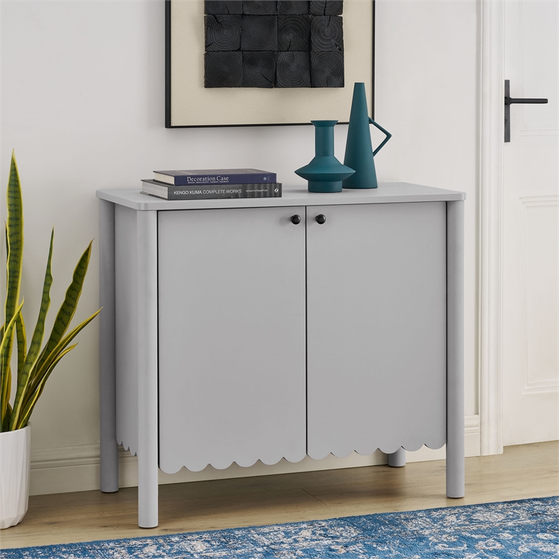 Emmeline Sideboard Cabinet in Light Gray
