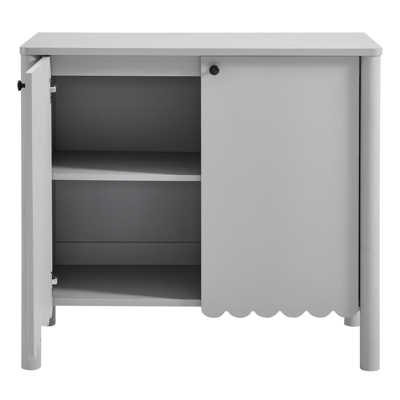 Emmeline Sideboard Cabinet in Light Gray
