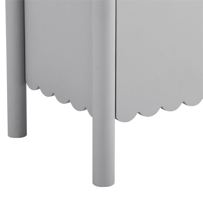 Emmeline Sideboard Cabinet in Light Gray