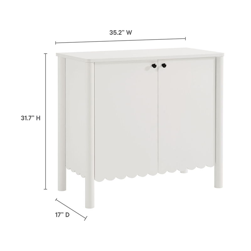 Emmeline Sideboard Cabinet in White