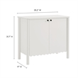 Emmeline Sideboard Cabinet in White