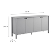 Emmeline Sideboard Cabinet in Light Gray