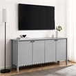 Emmeline Sideboard Cabinet in Light Gray