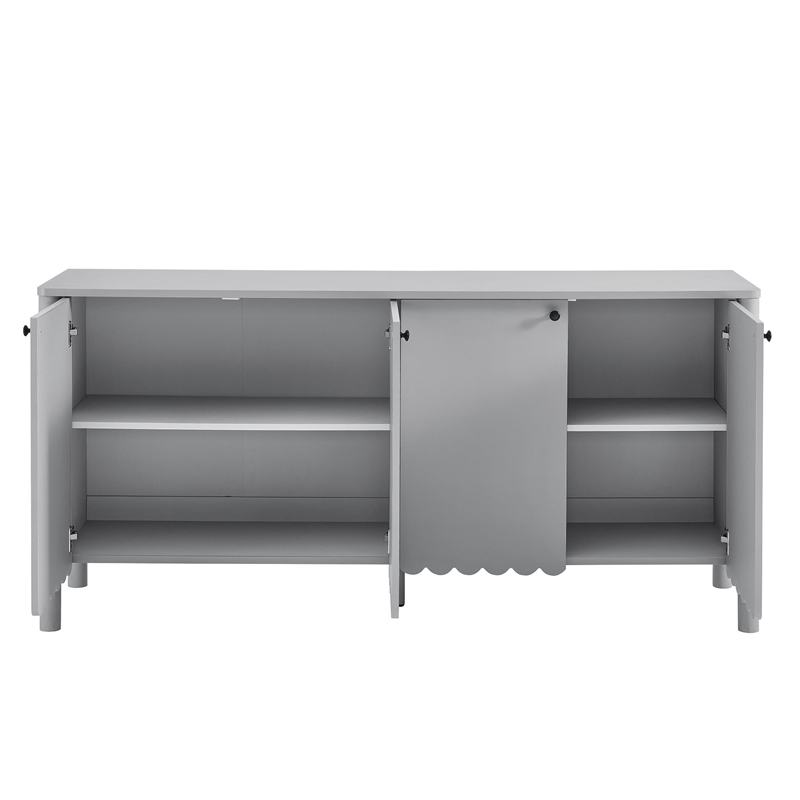 Emmeline Sideboard Cabinet in Light Gray