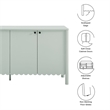 Emmeline Sideboard Cabinet in Sage
