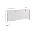 Emmeline Sideboard Cabinet in White