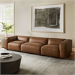 Auren 3-Piece Sofa in Coffee