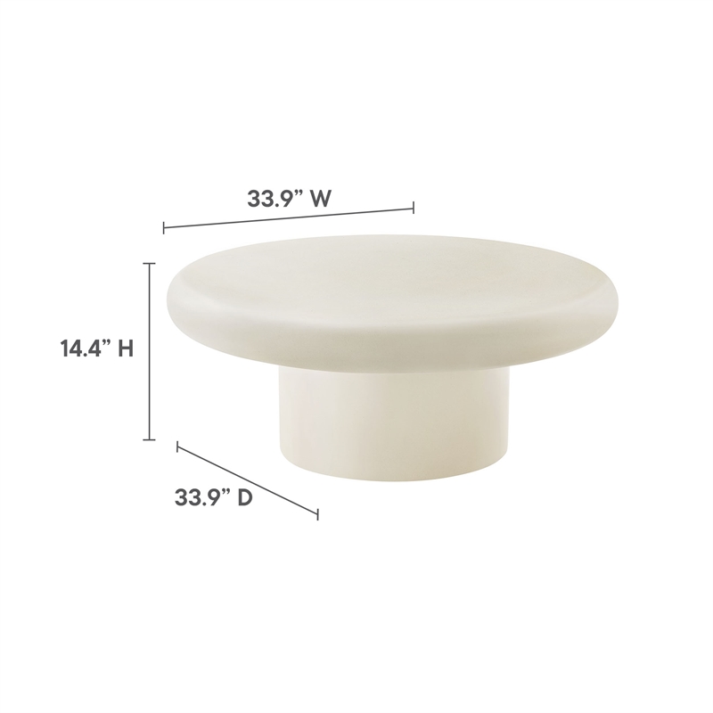 Argos Coffee Table in White