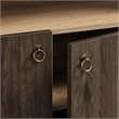 Nolan Storage Display Cabinet Bookshelf in Dark Walnut