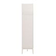 Nolan Storage Display Cabinet Bookshelf in Ivory