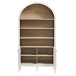 Nolan Storage Display Cabinet Bookshelf in Ivory
