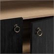 Nolan Storage Display Cabinet Bookshelf in Black