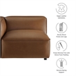 Auren Left Armchair in Coffee