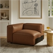 Auren Left Armchair in Coffee