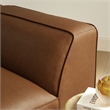 Auren Left Armchair in Coffee