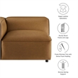 Auren Left Armchair in Camel