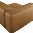 Auren Left Armchair in Camel