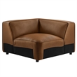 Auren Corner Chair in Coffee