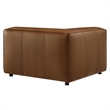 Auren Corner Chair in Coffee